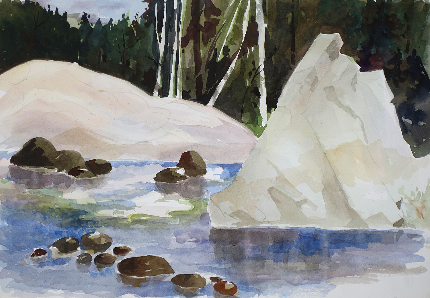 Adirondack Rocks, Mario Cooper Workshop 1988