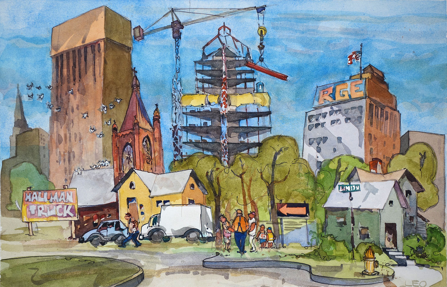 Bausch and Lomb Construction From UnionStreet