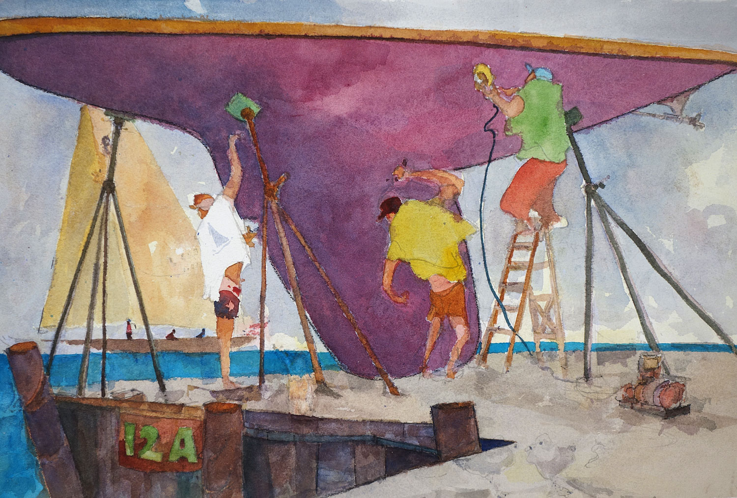 Cape Cod Boat Yard Workers