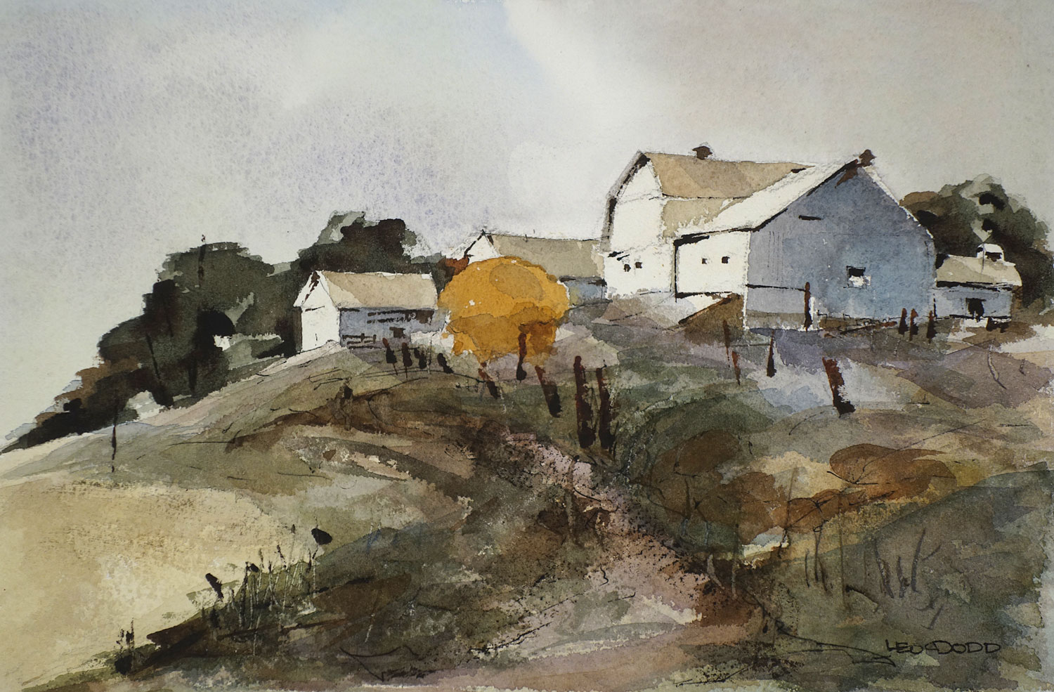Farm on a Hill (collection of Peggi Fournier)
