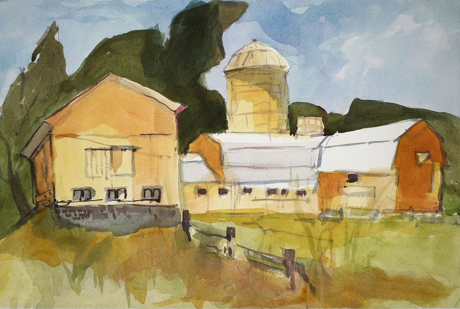 Farm Barn Outside Of Rochester NY