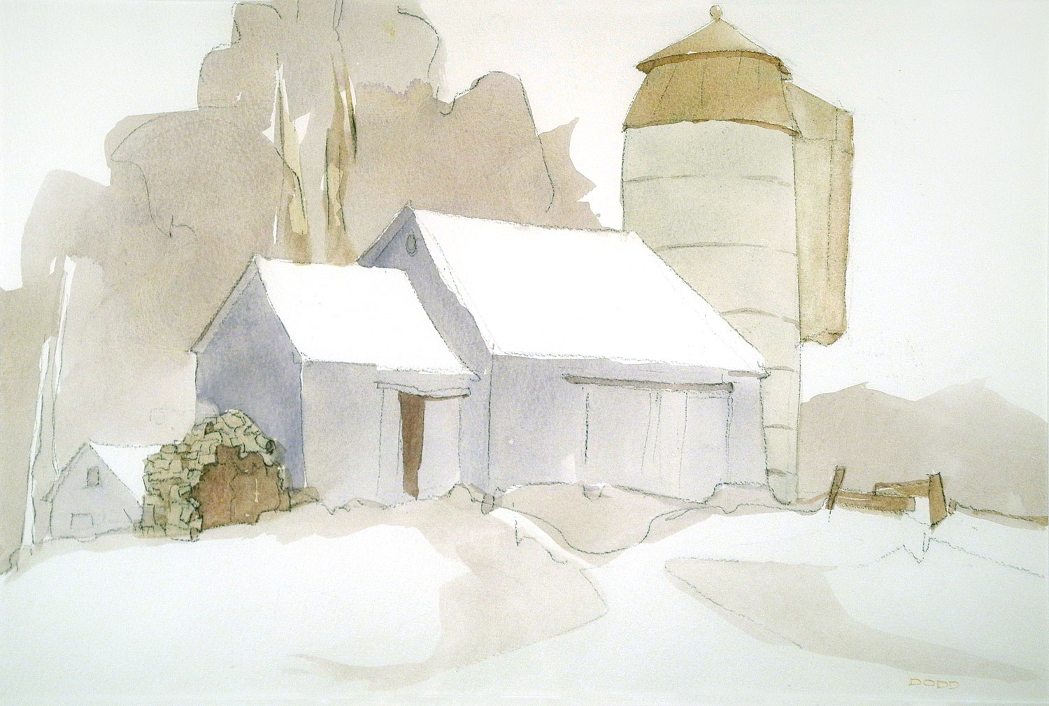 Farm Barn In Vermont (collection of John Dodd)