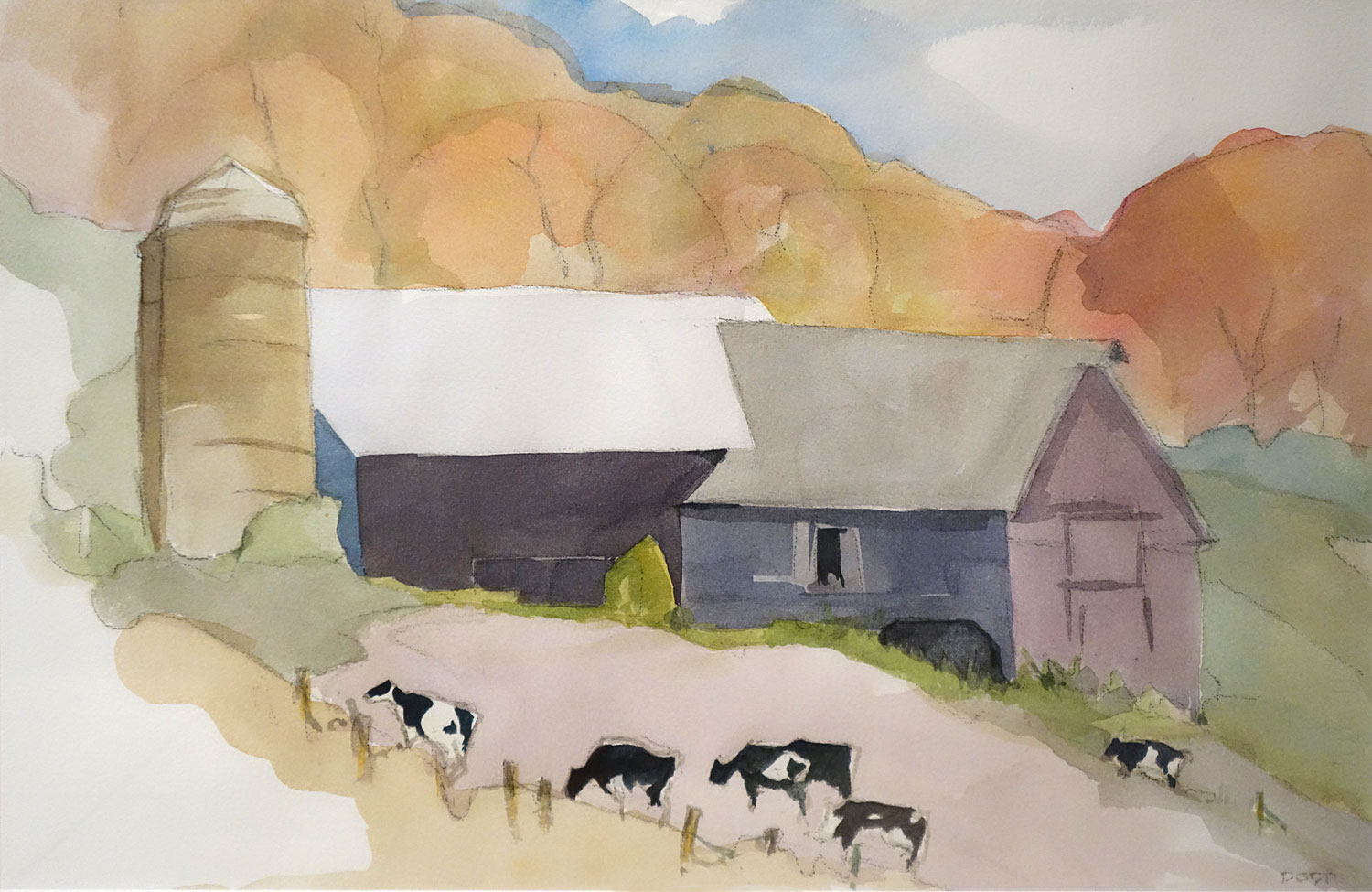 Farm Vermont With Cows (collection of Mark Dodd)