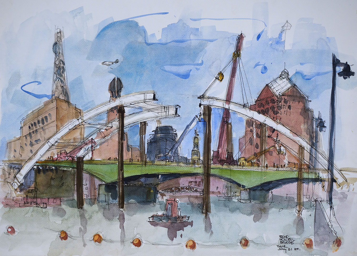 Freddy Sue Bridge Sketch G 2005