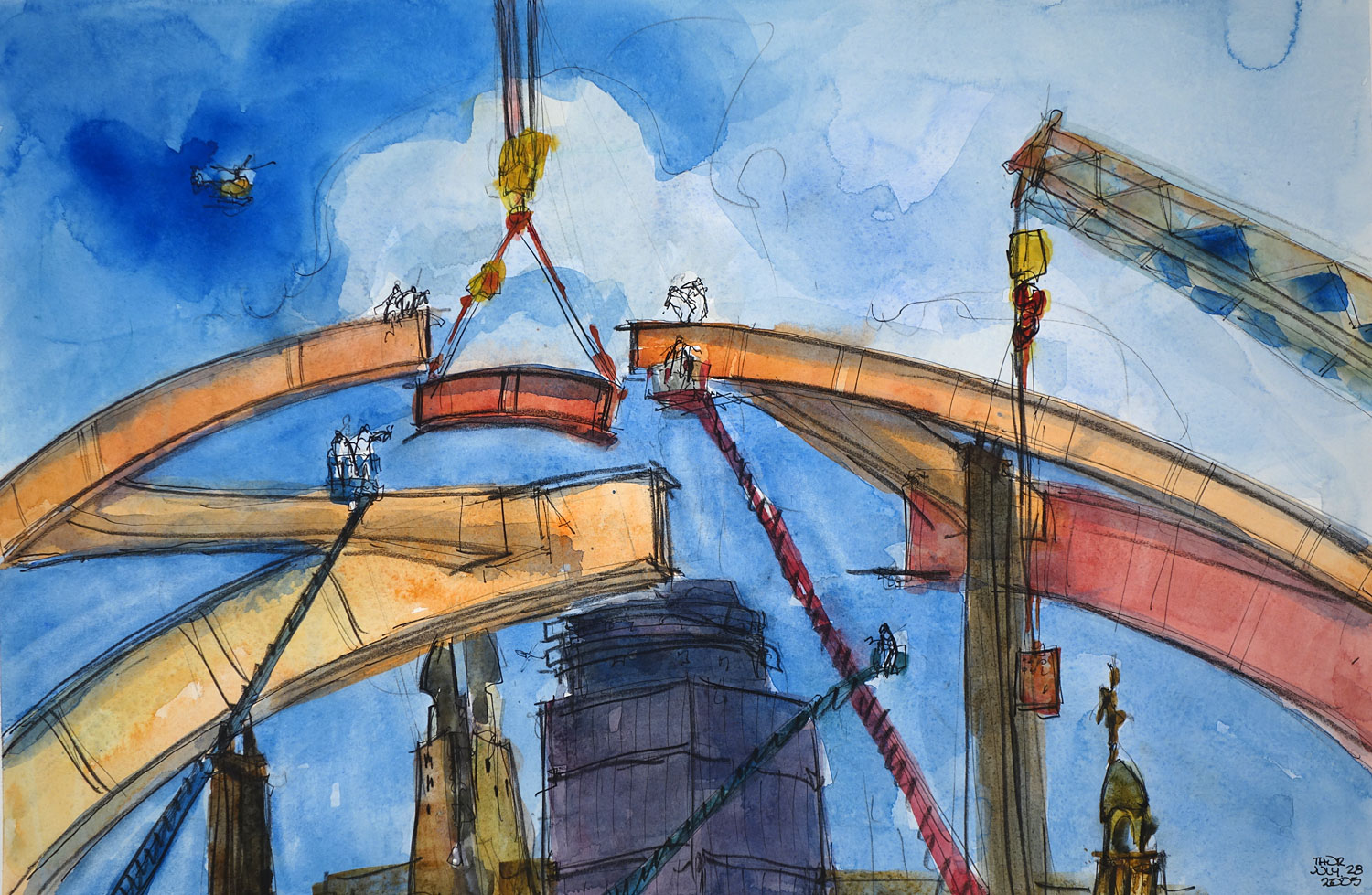 Freddy Sue Bridge Sketch A 2005