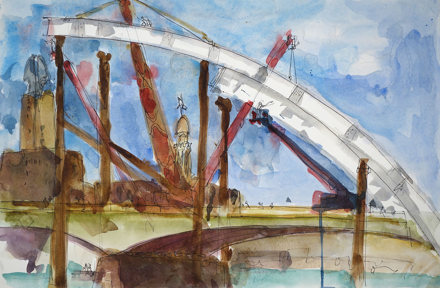 Freddy Sue Bridge Sketch C 2005