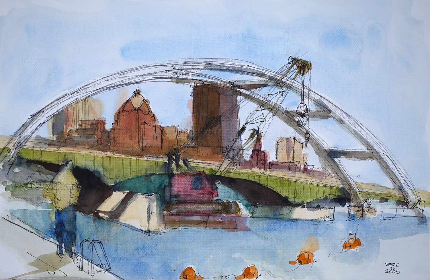 Freddy Sue Bridge Sketch E 2005