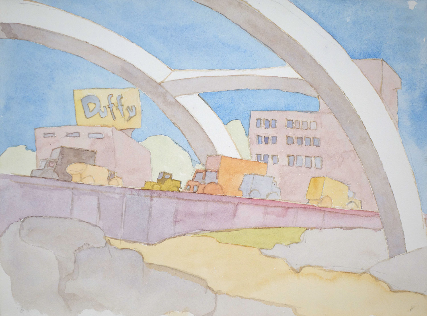 Freddy Sue Bridge Traffic