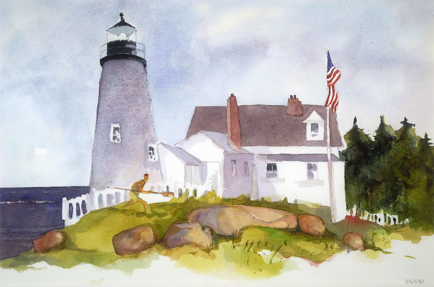 Maine Pemaquid Point Lighthouse 4 (collection of Mark Dodd)