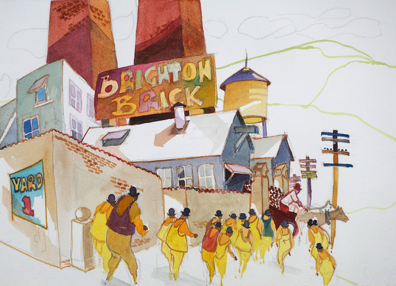 Brighton Brickyard Factory Workers