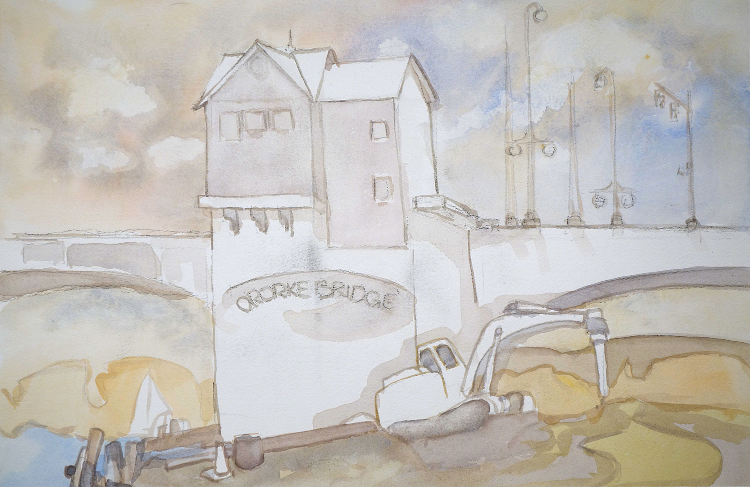 Ororke Bridge Construction 2004