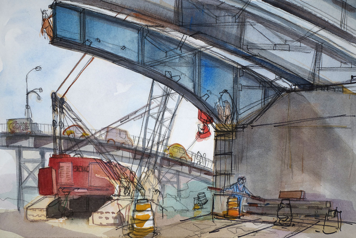 Ororke Bridge Construction Sketch S 2004