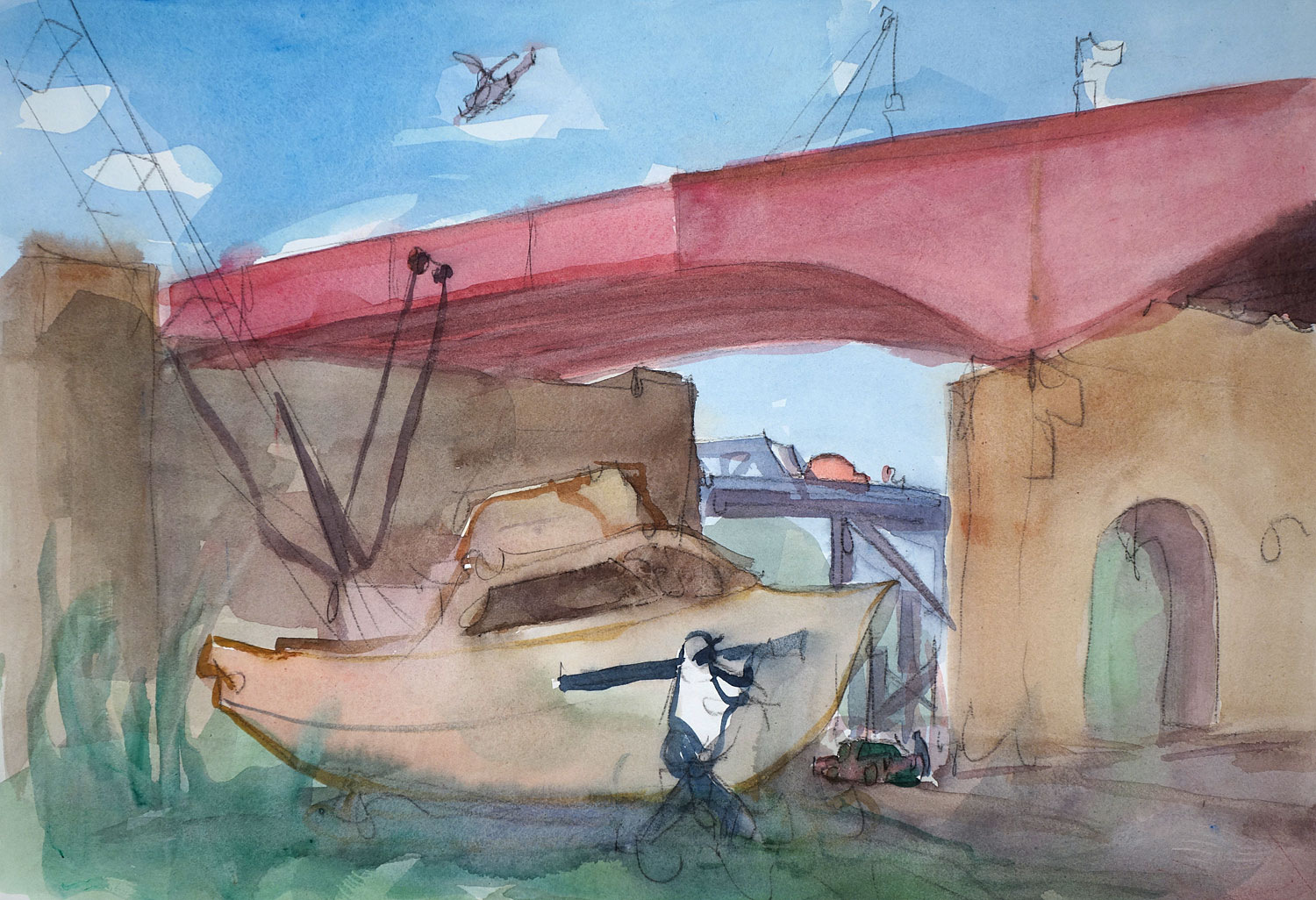 Ororke Bridge Construction Sketch T 2004