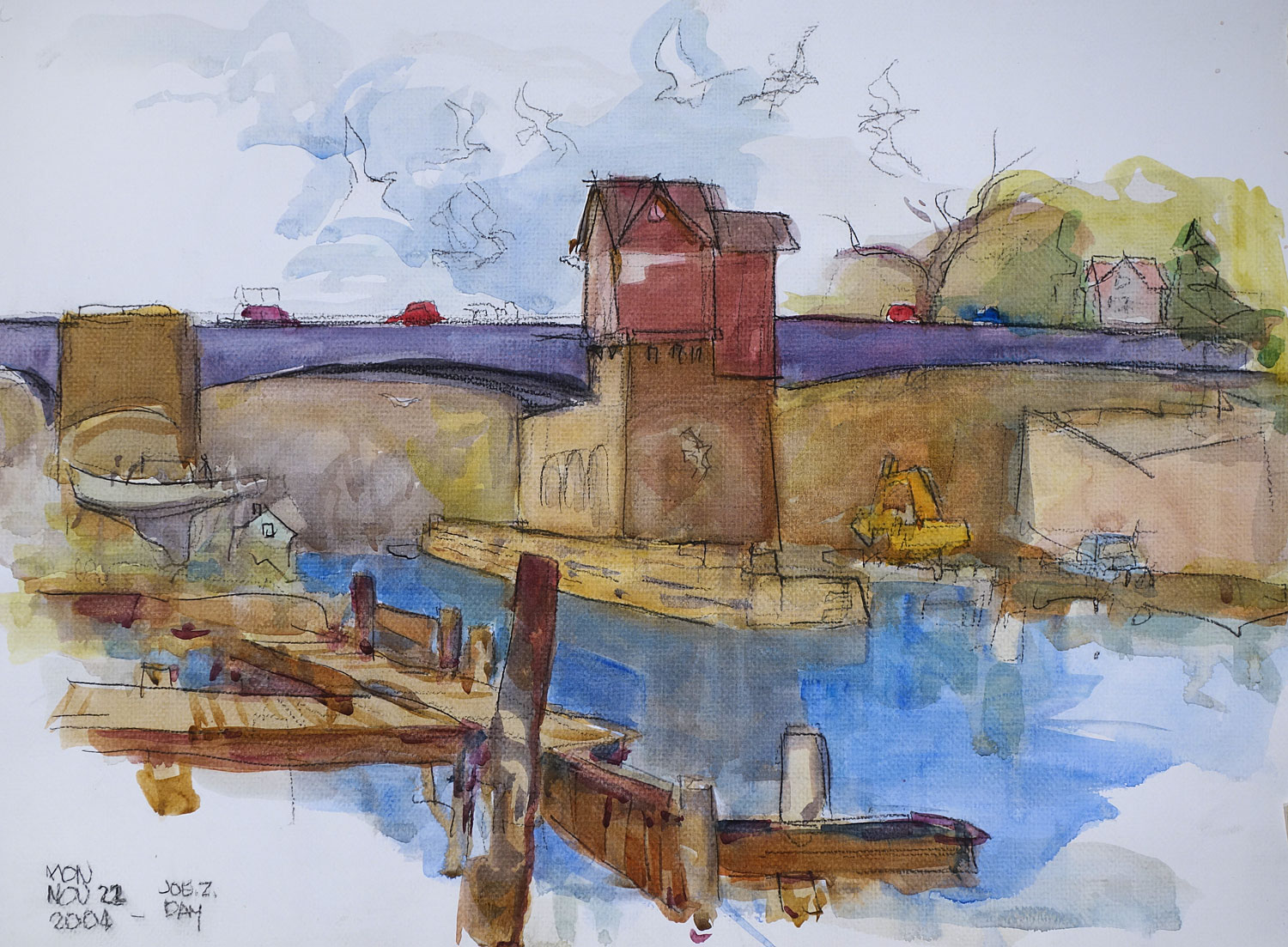 Ororke Bridge Construction Sketch V 2004