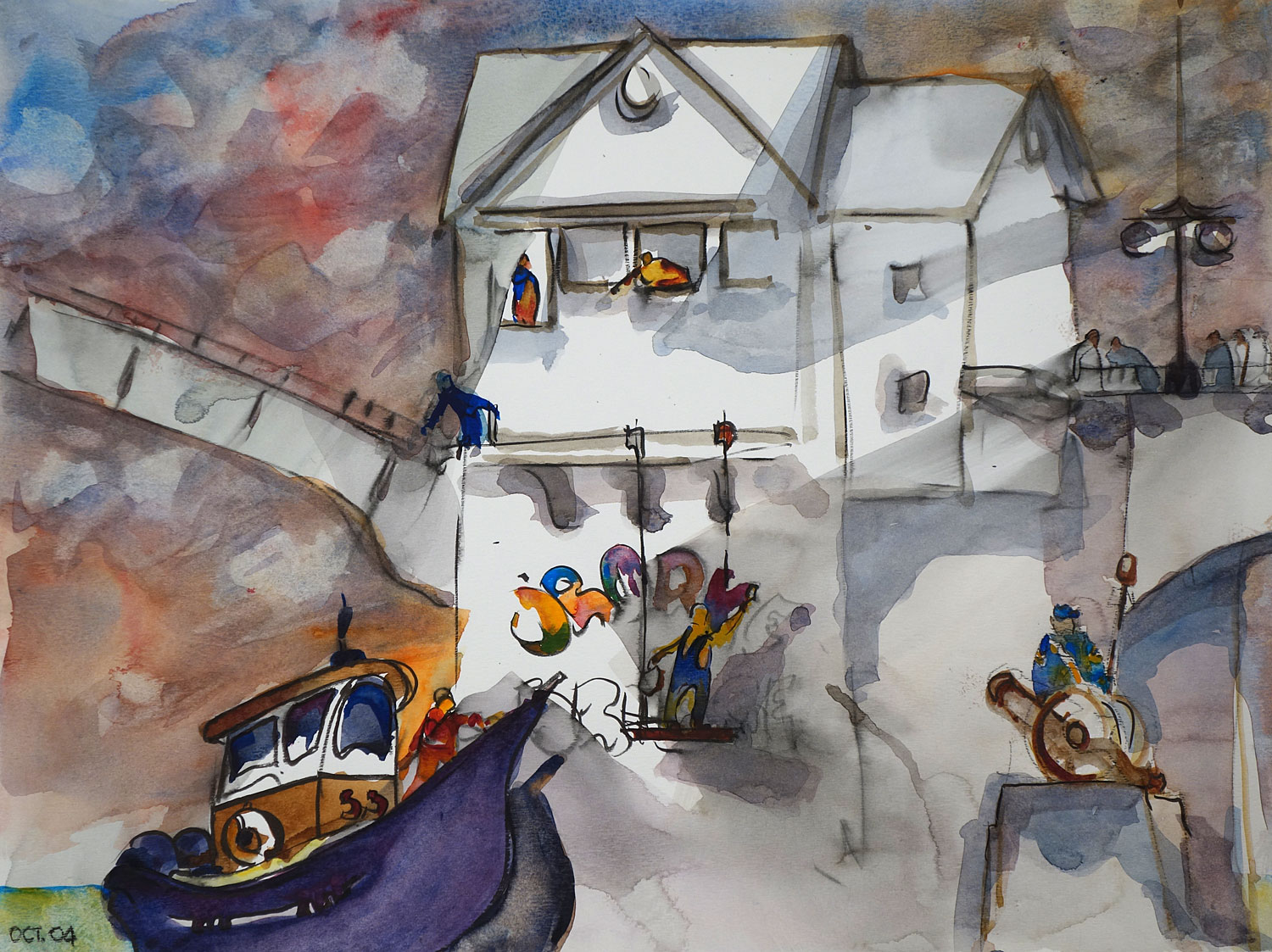 Ororke Bridge Construction Sketch F 2004