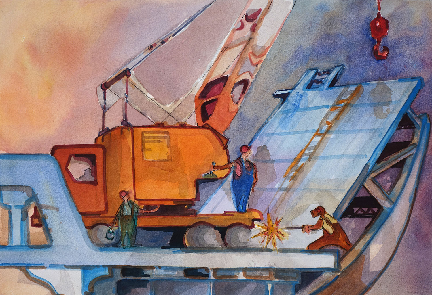 Ororke Bridge Workers