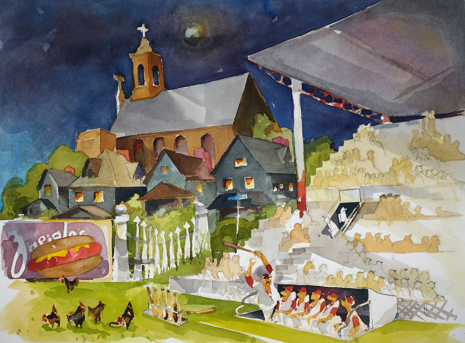 Norton Street Red Wing Baseball Stadium A 1995